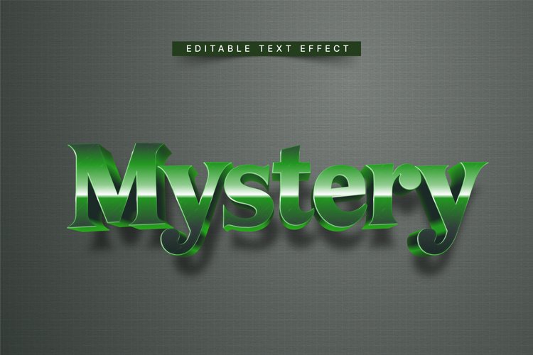 Editable Text Effect for Illustrator. Vector Graphic styles