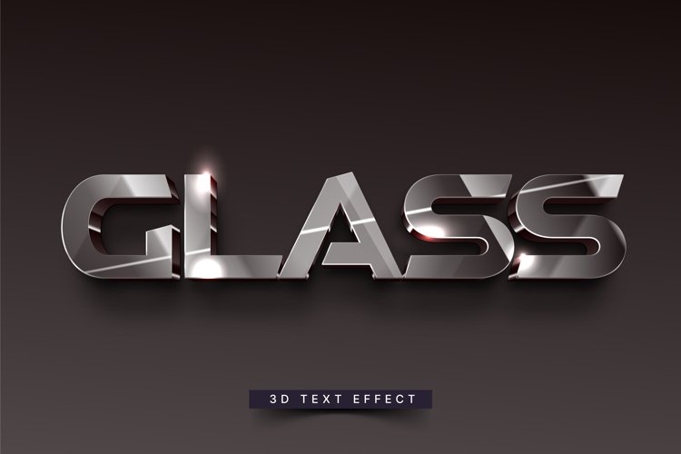 Editable Text Effect for Illustrator. Vector Graphic styles example image 1