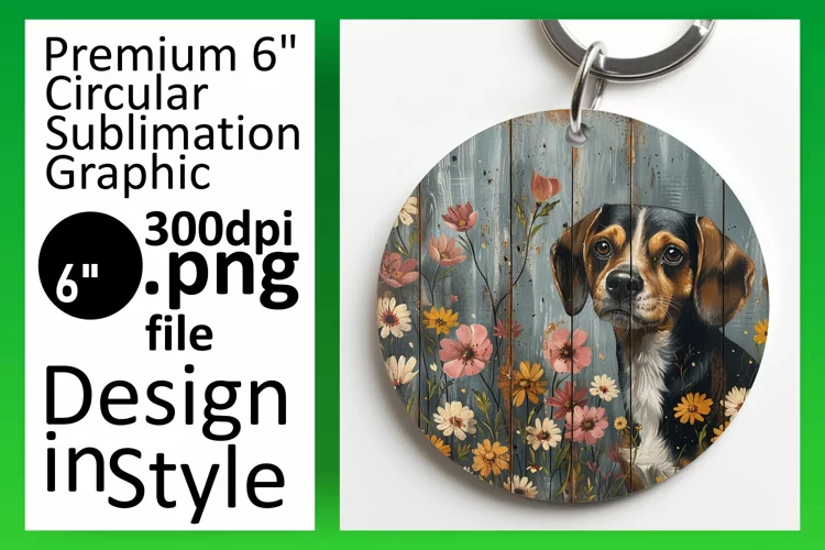 Adorable Dog Pattern Keychain & Coaster Compilation