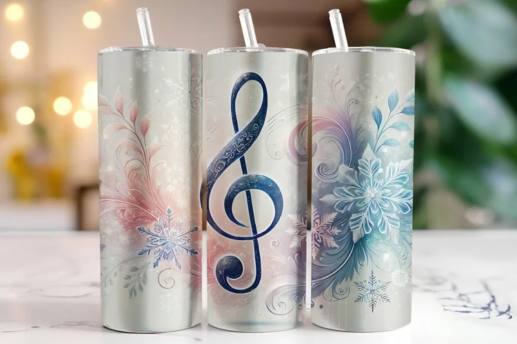 Music Tumbler Wrap | Sublimation | Tumblers