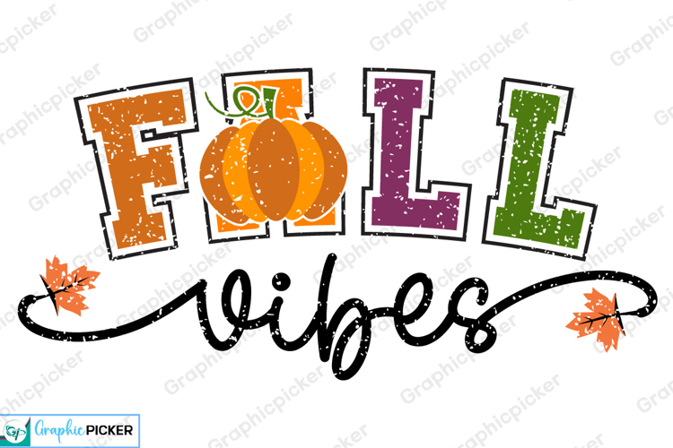 Fall Vibes SVG, Hello Fall SVG, Fall Vibes Sign SVG PNG