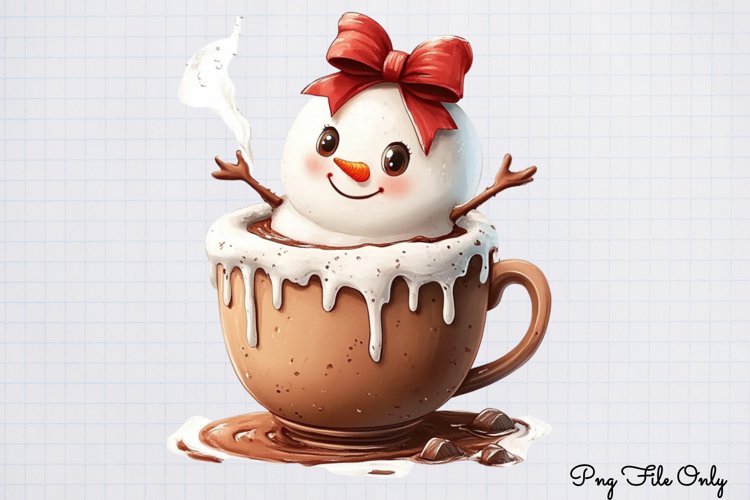 Cute Snowman Clipart Image 21