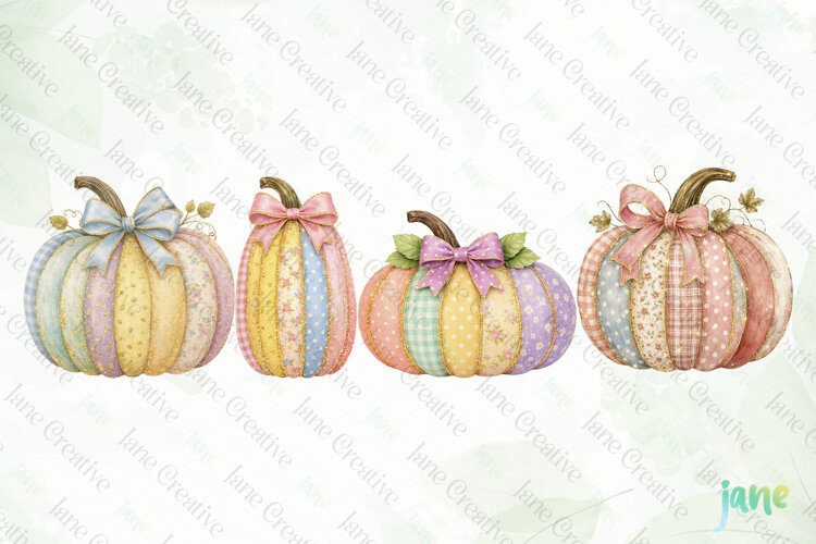 Autumn Pumpkin Clipart example image 1