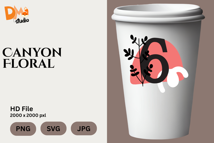 Canyon Floral Monogram