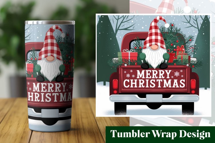 Christmas Tumbler Wrap Image 6
