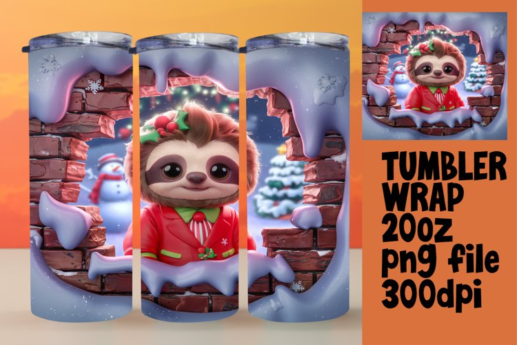Christmas Tumbler Wrap Image 5