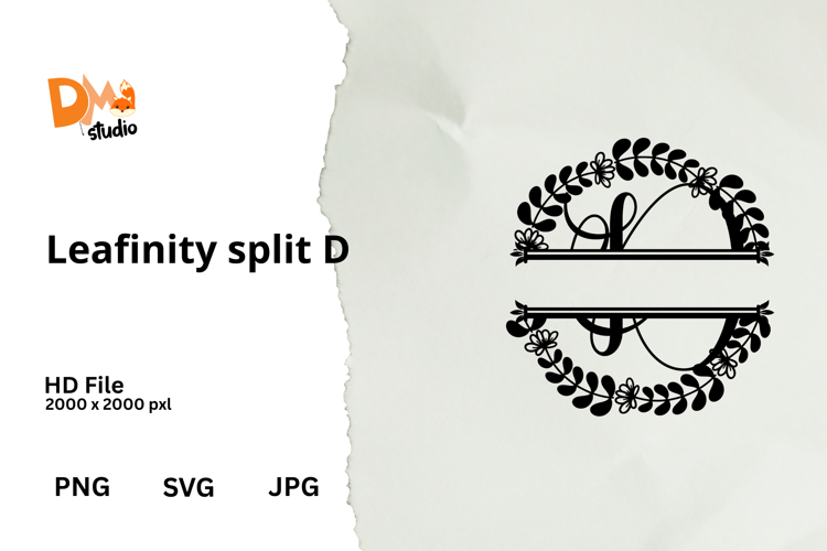Floral Monogram Letter Svg Image 15