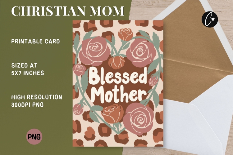 Christian Mothers Day Card | Bible Verse Printable