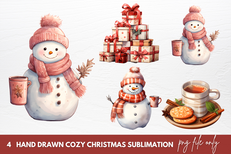 Christmas Watercolor Clipart Image 7