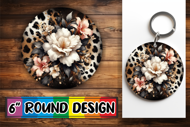 Luminous Round Designs for Kids, Leopard Prints