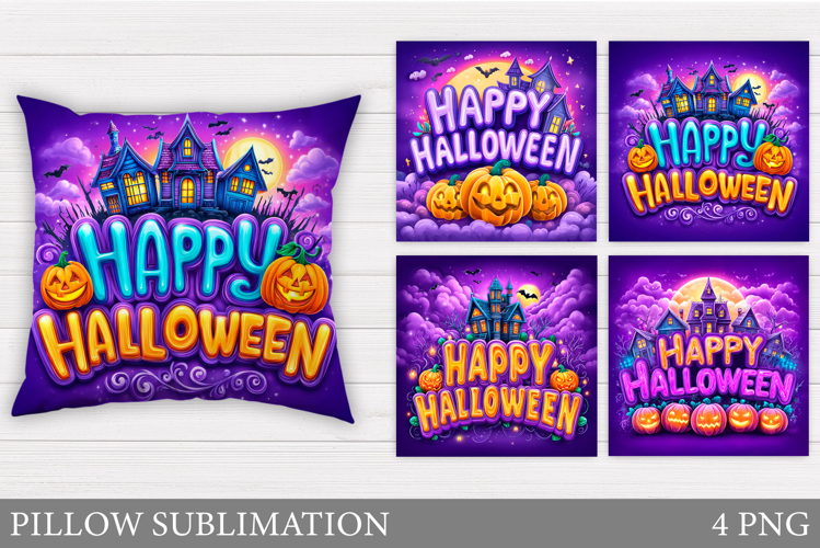 Halloween Pillow Sublimation. Halloween Sublimation