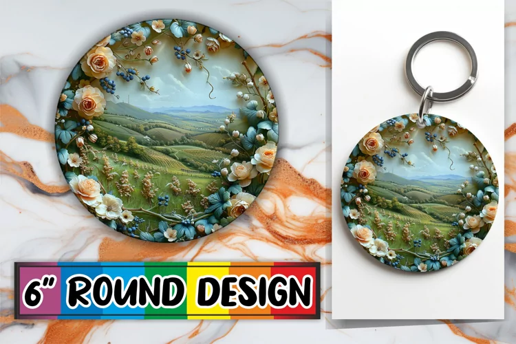 Round Ornament Sublimation Variety