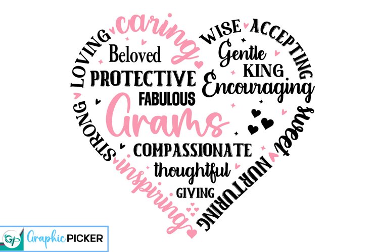 Grandma Heart Svg Image 2