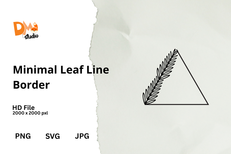 Leaf Outline Clipart Image 6