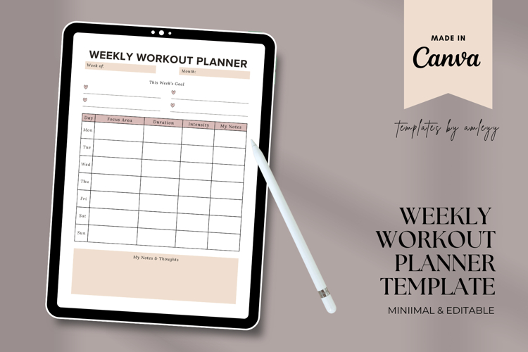 Fitness Planner Template Image 7