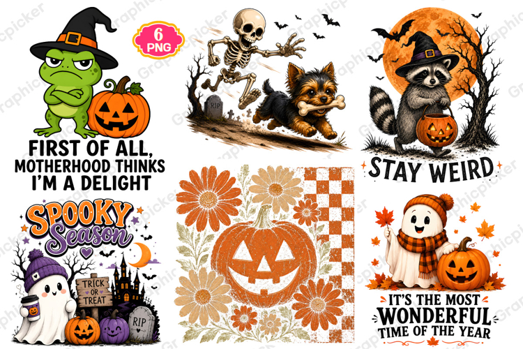 Trending Halloween PNG, Spooky Season PNG, Funny Halloween