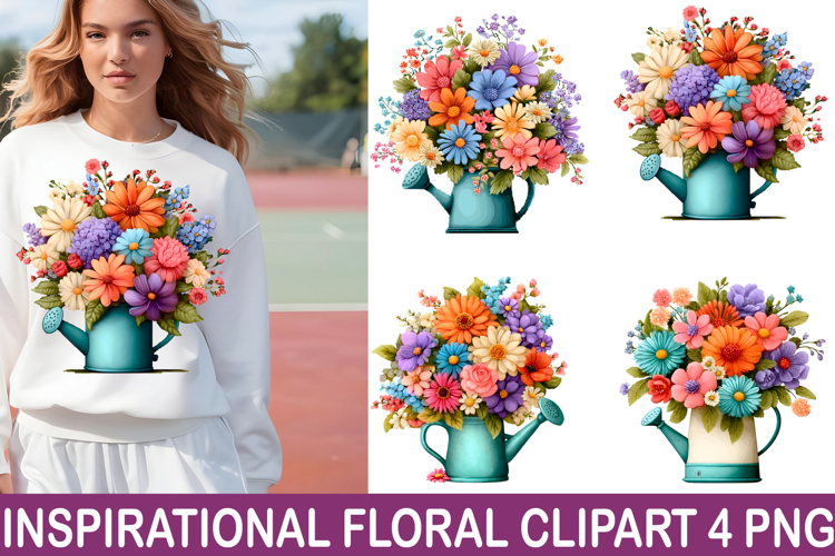 Boho Flower Clipart Image 7