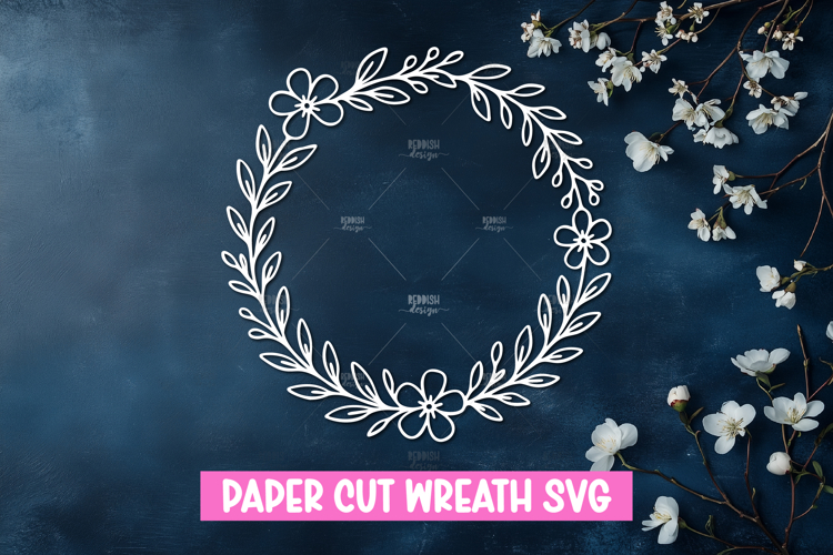 Floral Wreath Svg Image 14