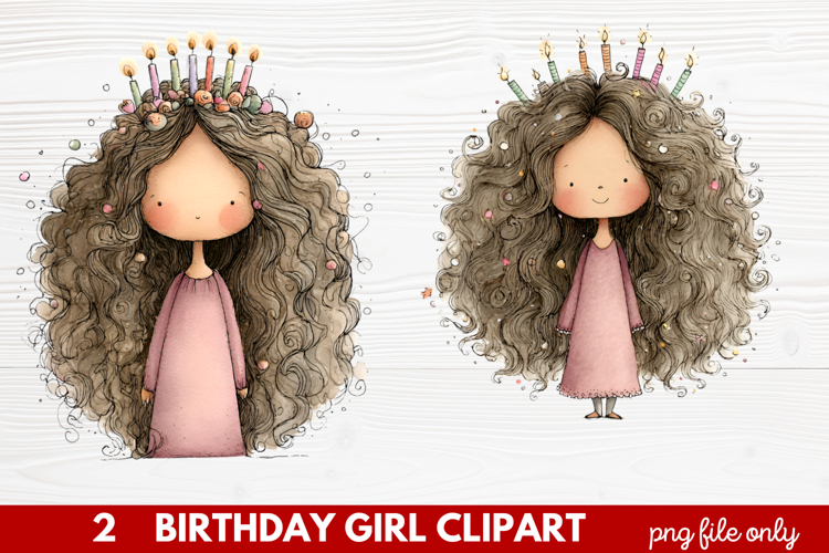 Cute Girl Clipart Image 10