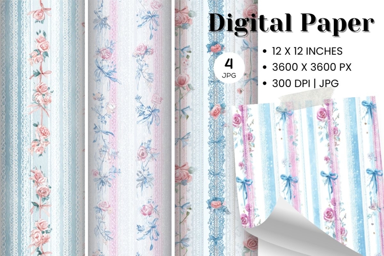 Flower Pattern Background Wallpaper Digital Paper_59