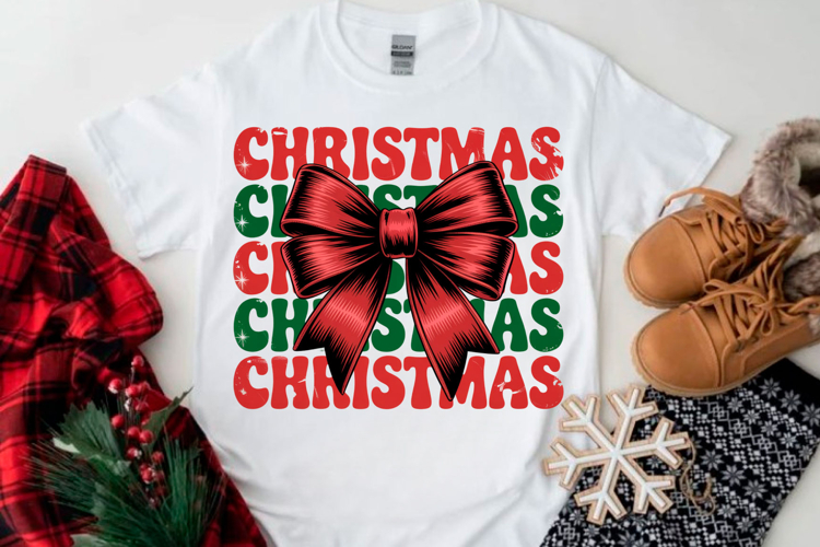 Christmas Retro Quote Png Design