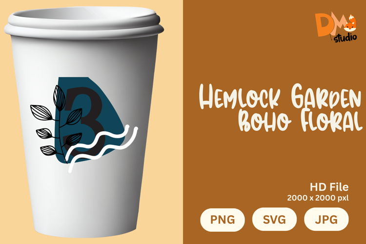 Boho Floral Svg Image 6