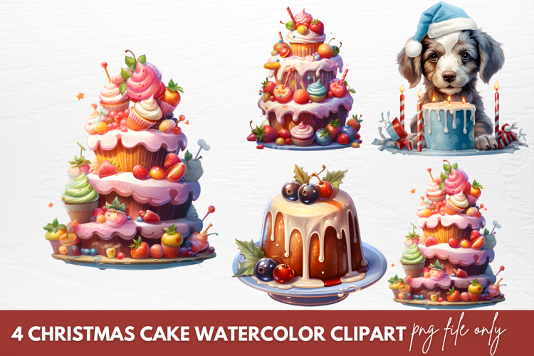 Christmas Watercolor Clipart Image 21