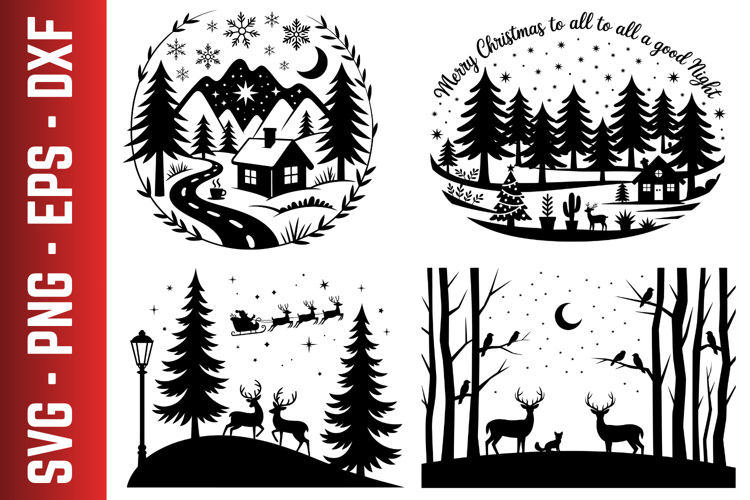 Merry Christmas Tree Svg Image 11