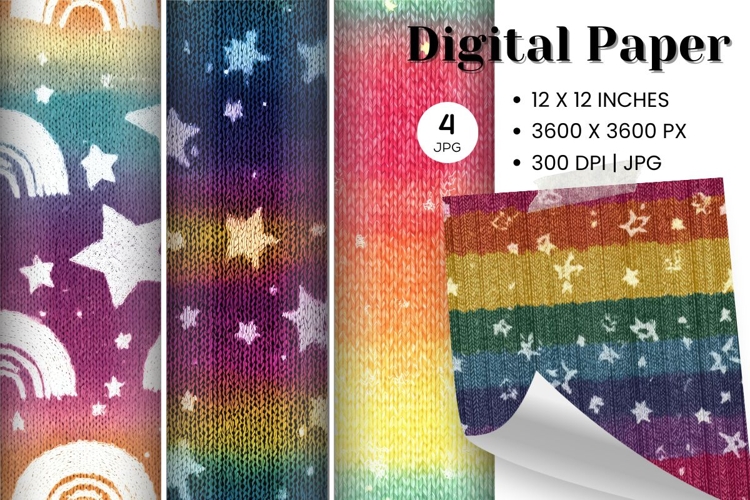 Pastel Knit Sweater Texture Background Digital Paper Yarn