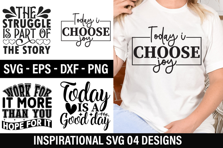 Inspirational SVG Design - The struggle is part of the story