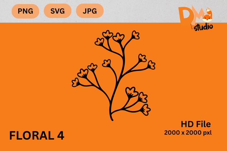 Floral Vector Image 21