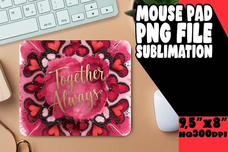 RADIANT mouse mat Sublimation Ideas, Love