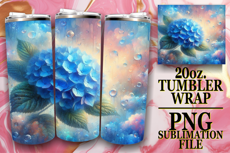 ENCHANTED MEMORIES 20oz TUMBLER WRAP, 3D Flower