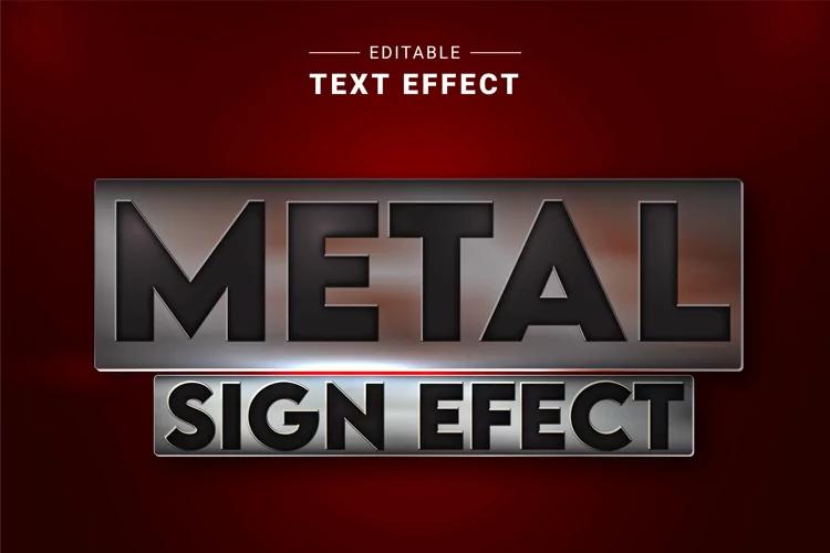 Editable Text Effect for Illustrator. Vector Graphic styles