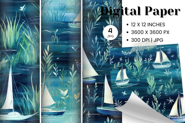 Summer Digital Paper Image 6