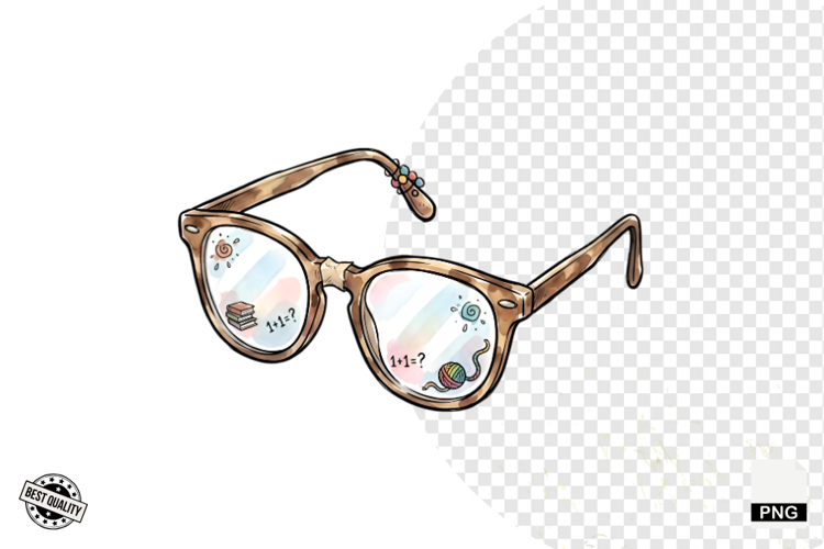 Whimsical Back To School Clipart - Quirky School PNG example image 1