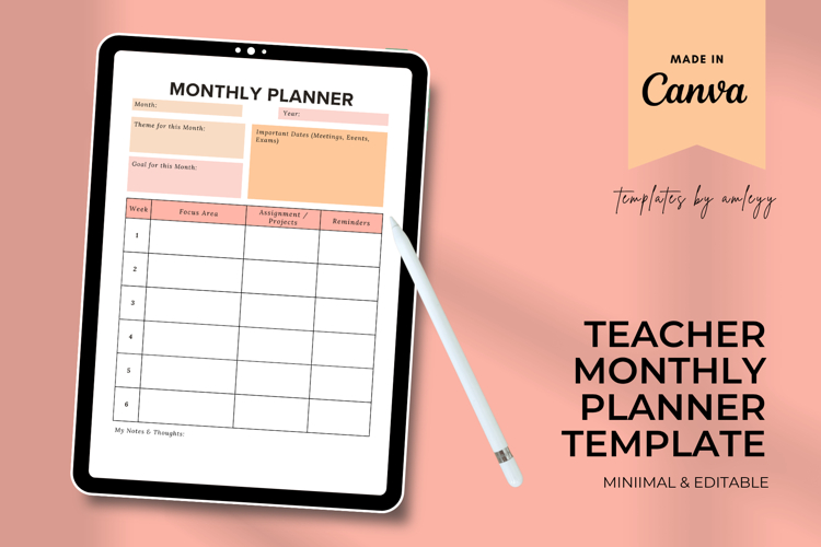 Year Planner Template Image 2