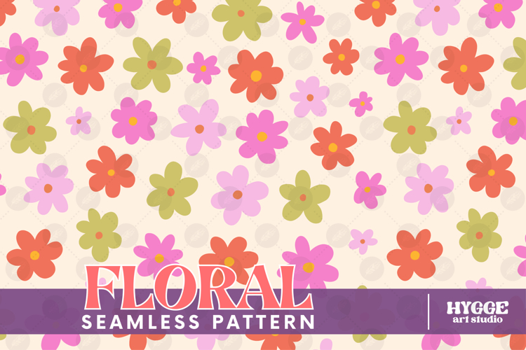 Floral Seamless Pattern Image 12