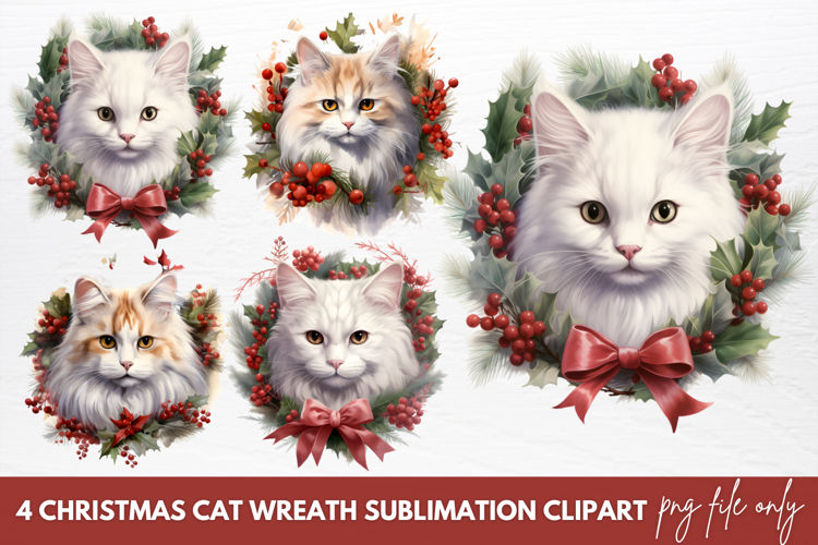 Christmas Wreath Clipart Image 7