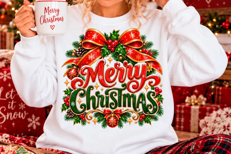 Trending Merry Christmas Shirt Sublimation Png
