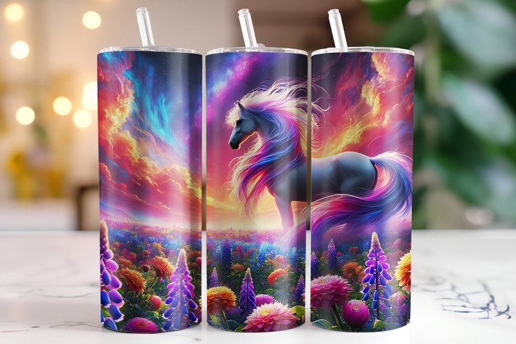 Horse Tumbler Wrap | Sublimation