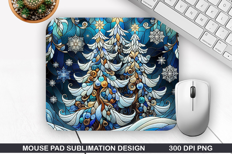 Christmas Tree Mouse Pad Sublimation,Christmas Mouse Pad PNG