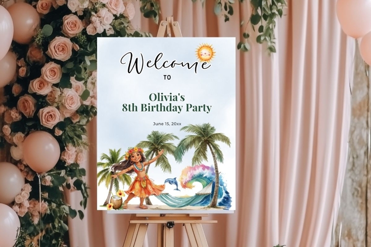 Baby Shower Welcome Sign Template 198