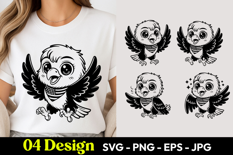 Cute Flying Owl SVG PNG