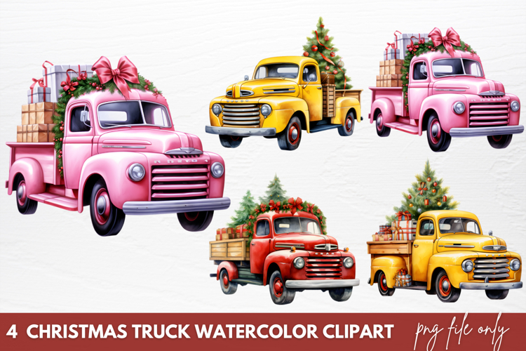 Christmas Watercolor Clipart Image 6