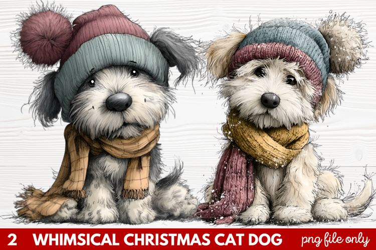 Christmas Dog Clipart