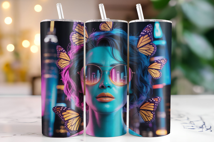 Girl Tumbler Wrap | Sublimation | Tumblers