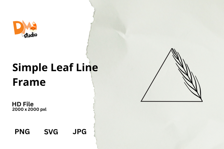 Simple Leaf Line Frame