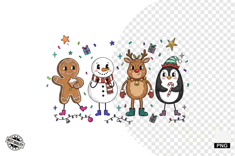 Cartoonish Christmas Clipart