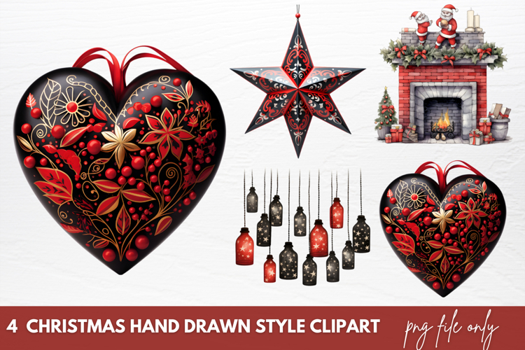 Christmas Watercolor Clipart Image 7